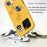 For iPhone 16 Pro Max Case Funny Pattern EVA Protective Phone Cover - Yellow - 5