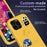 For iPhone 16 Pro Max Case Funny Pattern EVA Protective Phone Cover - Yellow - 6