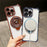 For iPhone 16 Pro Max Magnetic Case Rotating Spinner Kickstand PC + TPU Airbag Mobile Cover - Purple - 4
