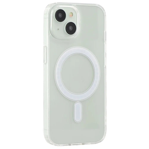 For iPhone 15 Plus / 14 Plus Case Compatible with MagSafe TPU + Acrylic Clear Phone Cover - 1