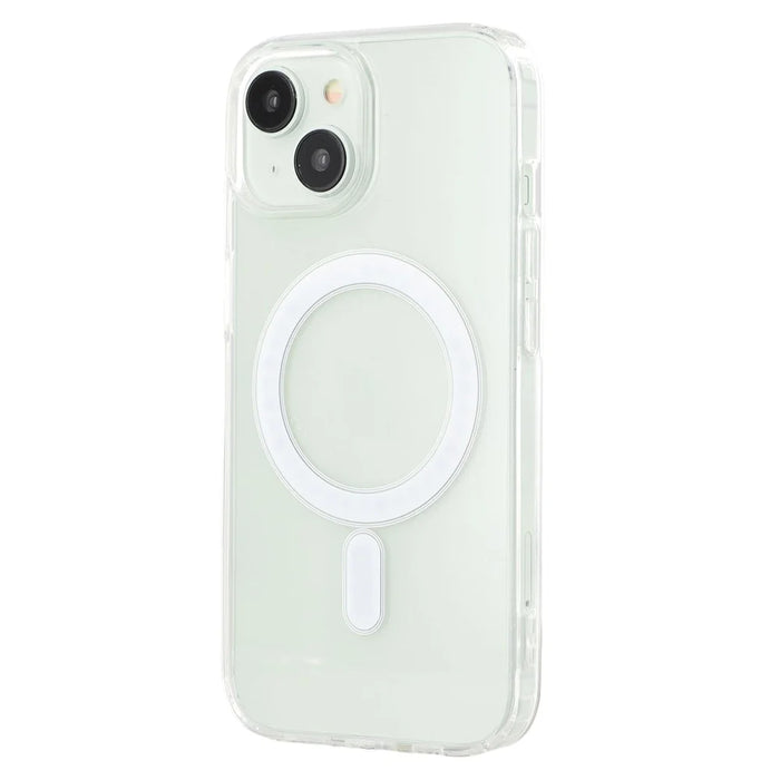 For iPhone 15 Plus / 14 Plus Case Compatible with MagSafe TPU + Acrylic Clear Phone Cover - 3