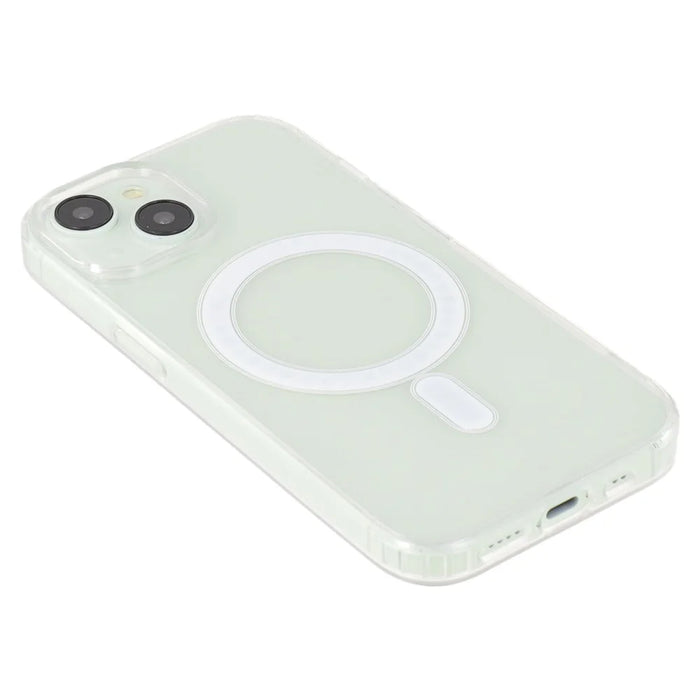 For iPhone 15 Plus / 14 Plus Case Compatible with MagSafe TPU + Acrylic Clear Phone Cover - 5