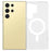 For Samsung Galaxy S24 Ultra Magnetic Case TPU + Acrylic Clear Phone Cover - 1