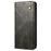 For Samsung Galaxy A21s Case Crazy Horse Texture Waxy Leather Wallet Stand Phone Cover - Green - 5