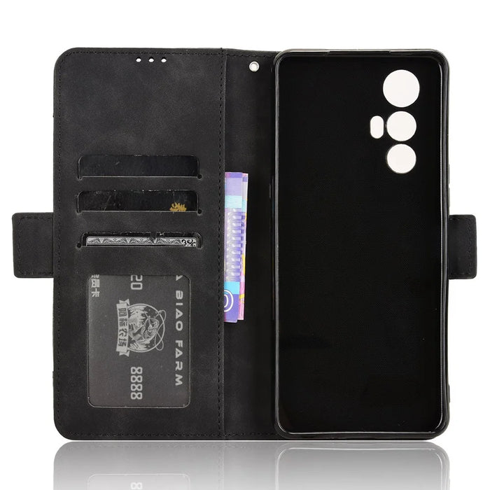 For Cubot Max 5 Leather Case Phone Wallet Cover with Multiple Card Slots - Black - 2
