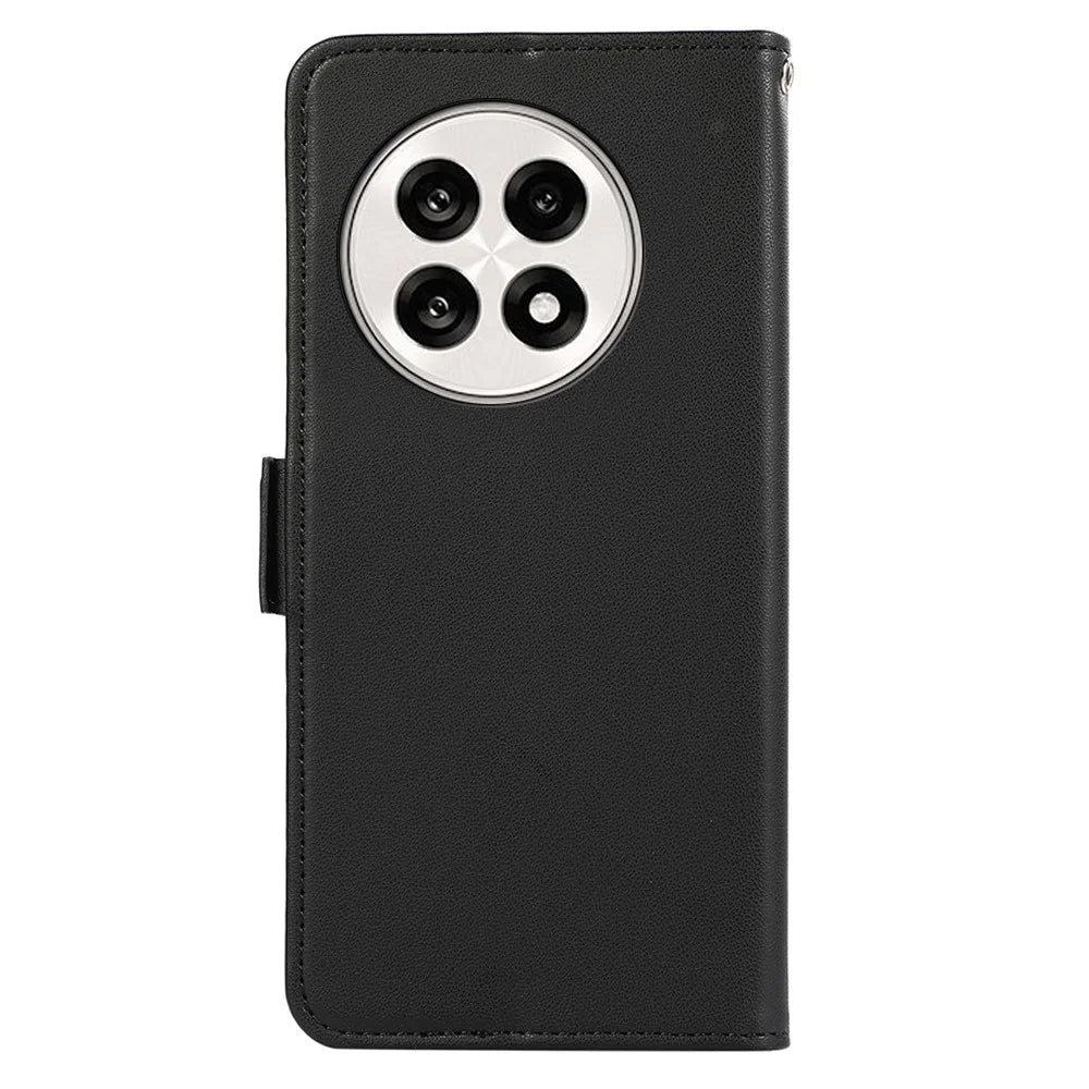 ABEEL For OnePlus 13R 5G / Ace 5 5G Case Leather Phone Cover with RFID Blocking Wallet - Black - 7