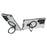 For Samsung Galaxy S25 Case with Kickstand PC+TPU Phone Cover Magnetic Case - Transparent - 2