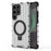 For Samsung Galaxy S25 Case with Kickstand PC+TPU Phone Cover Magnetic Case - Transparent - 5