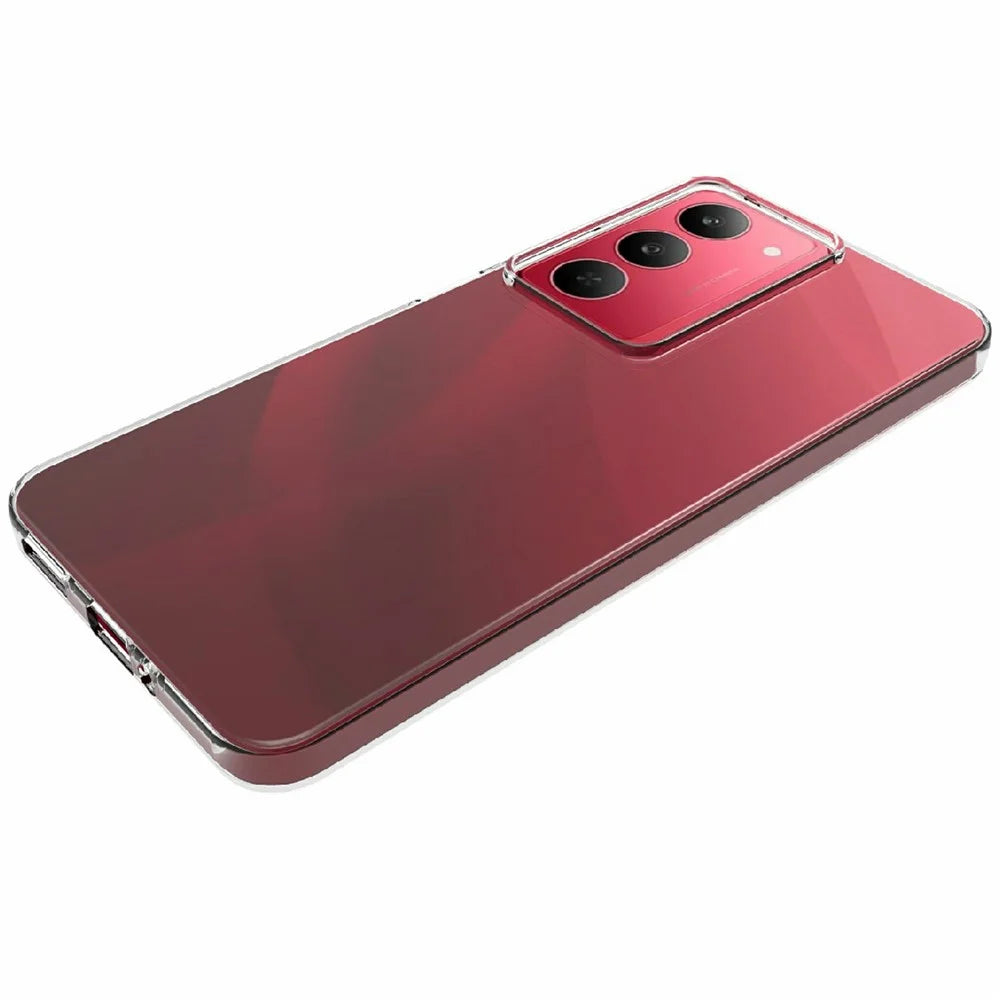 10Pcs  /  Pack For Realme 14x 5G  /  Realme V60 Pro 5G Case Watermark Free TPU Protective Clear Phone Cover - 3