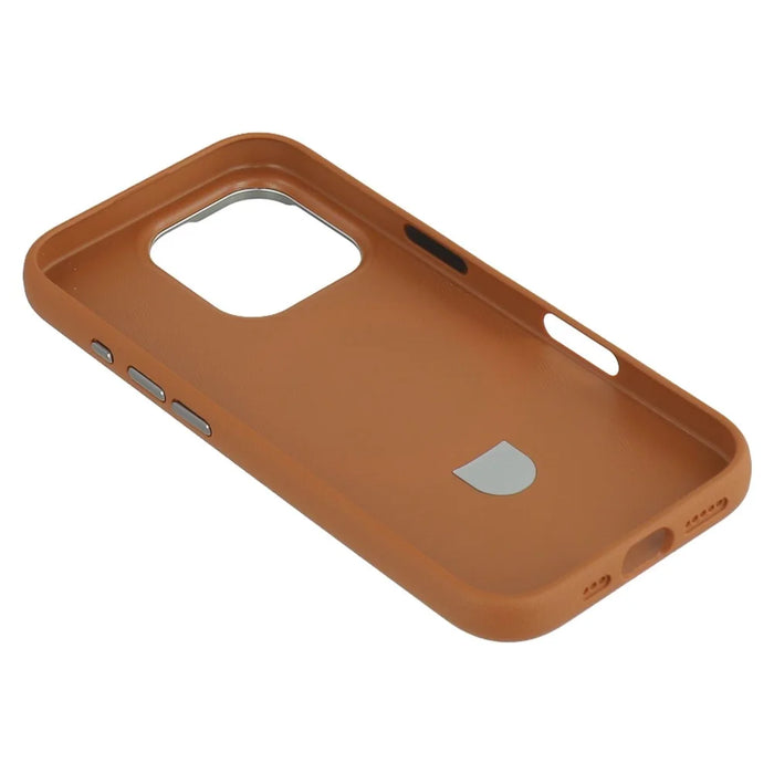 X-LEVEL For iPhone 16 Pro Magnetic Case Kickstand PC + PU Phone Back Cover - Brown - 6