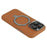 X-LEVEL For iPhone 16 Pro Magnetic Case Kickstand PC + PU Phone Back Cover - Brown - 7
