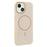 For iPhone 15 Case Compatible with MagSafe Glitter Design IMD TPU + PC Phone Back Cover - Desert Gold - 1