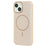 For iPhone 15 Case Compatible with MagSafe Glitter Design IMD TPU + PC Phone Back Cover - Desert Gold - 3