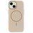 For iPhone 15 Case Compatible with MagSafe Glitter Design IMD TPU + PC Phone Back Cover - Desert Gold - 4