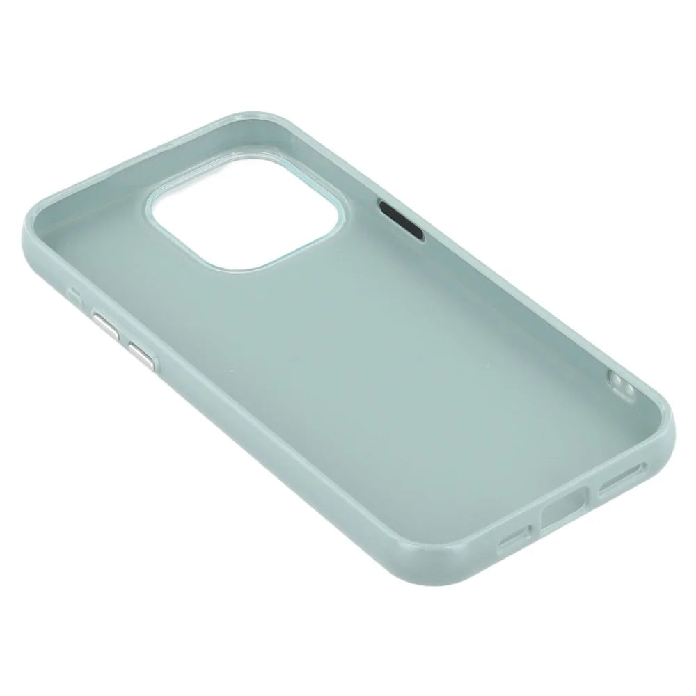 For iPhone 15 Pro Max Case Glitter Design IMD TPU + PC Phone Back Cover - Green - 5