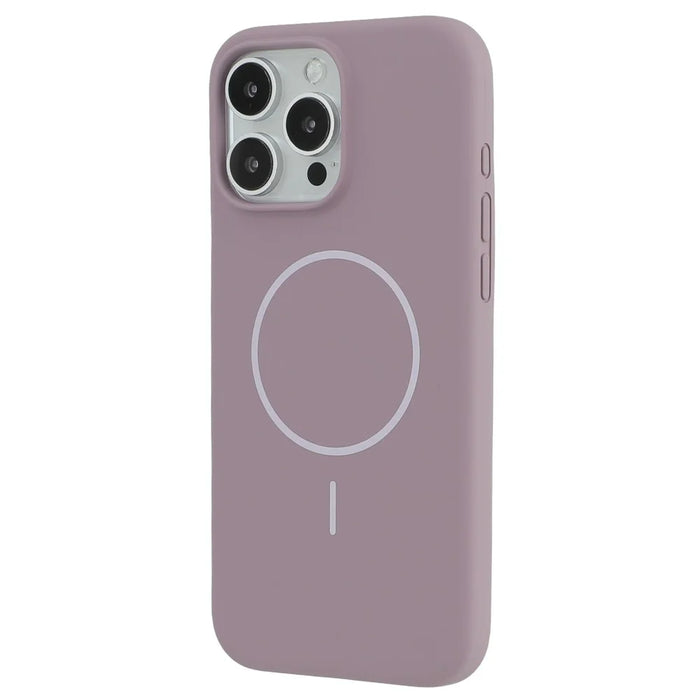 X-LEVEL For iPhone 16 Pro Max Case Compatible with MagSafe Liquid Silicone Phone Back Cover Skin Touch - Purple - 3