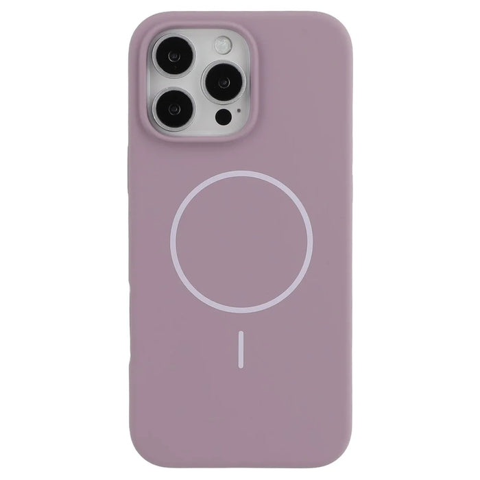 X-LEVEL For iPhone 16 Pro Max Case Compatible with MagSafe Liquid Silicone Phone Back Cover Skin Touch - Purple - 4