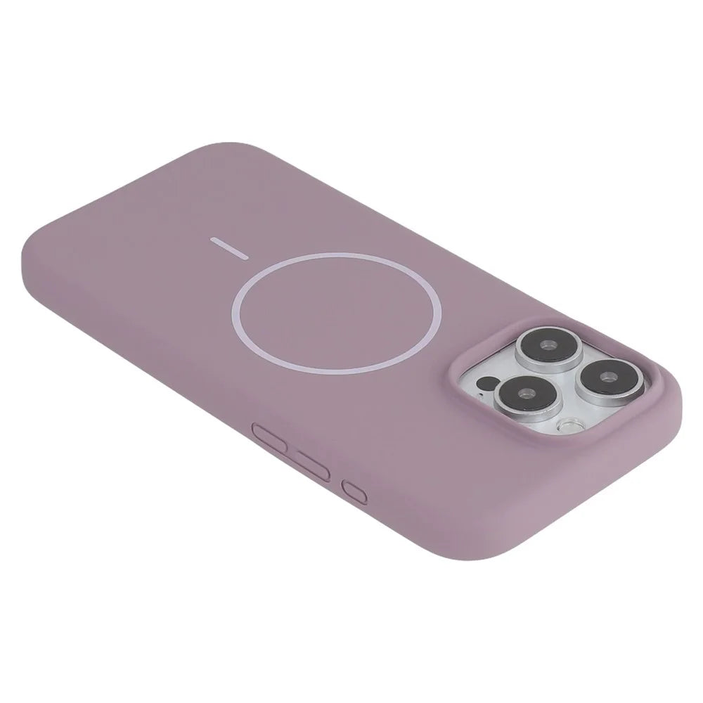 X-LEVEL For iPhone 16 Pro Max Case Compatible with MagSafe Liquid Silicone Phone Back Cover Skin Touch - Purple - 7
