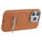 X-LEVEL For iPhone 16 Pro Max Magnetic Case Kickstand PC + PU Phone Back Cover - Brown - 5