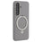 X-LEVEL For Samsung Galaxy S25+ Magnetic Case Kickstand PC + PU Phone Back Cover - Grey - 1