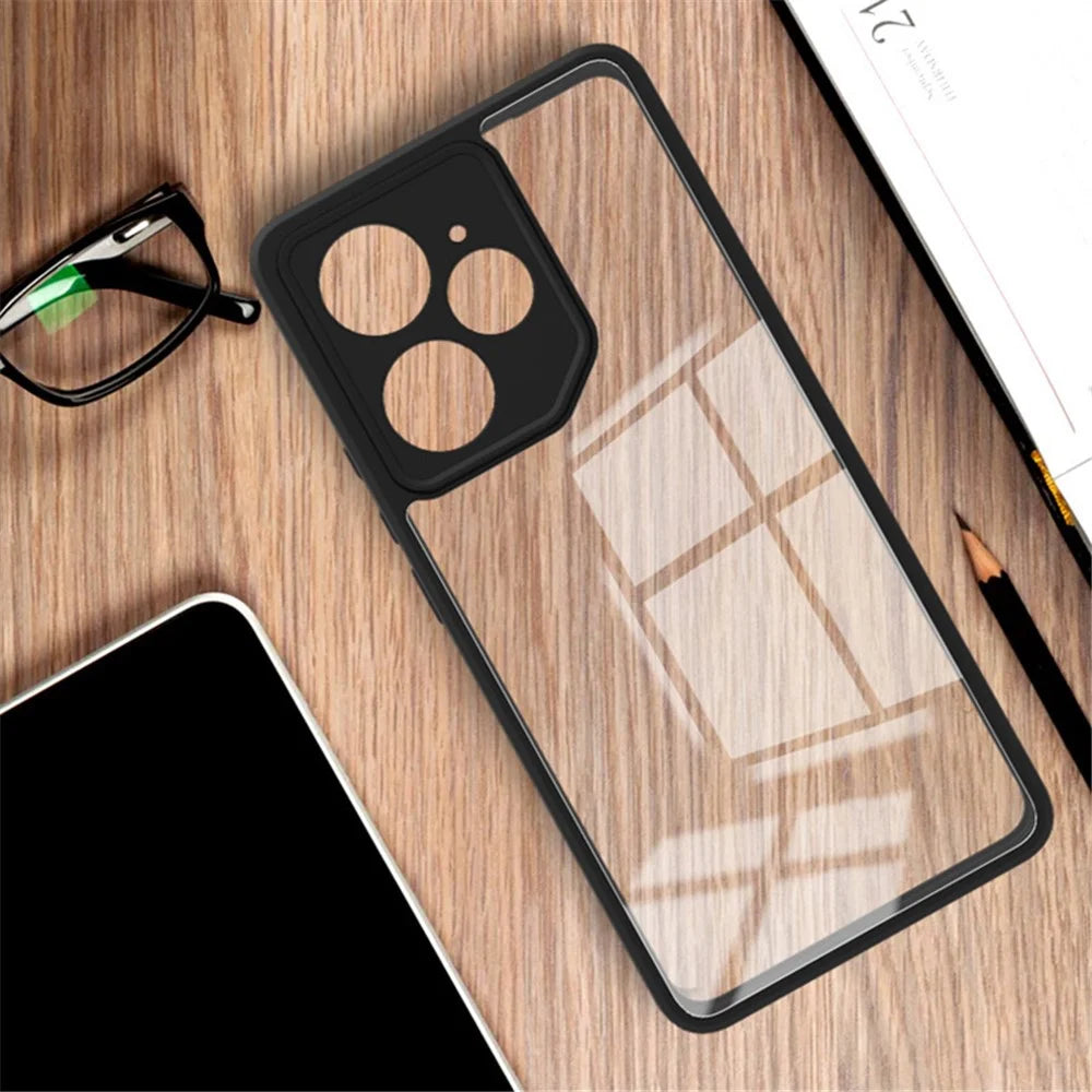 IMAK UX-9A Series for Realme Neo7 5G Clear Case TPU PC Phone Cover Reinforced Corners - 7