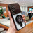 For Samsung Galaxy S25 Ultra Case TPU Clear Case Dollar Pattern Kickstand Phone Cover Wave Frame - Black - 2