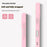 For iPhone 16 Pro Case Compatible with MagSafe TPU + PC Phone Back Cover Skin Touch Wave Shape - Pink - 2
