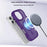 For iPhone 16 Pro Case Compatible with MagSafe TPU + PC Phone Back Cover Skin Touch Wave Shape - Pink - 3
