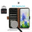 Genuine Cow Leather Phone Case for OnePlus Ace 5 Pro 5G / Ace 5 5G / 13R 5G Crocodile Texture Phone Wallet Cover - Black - 4