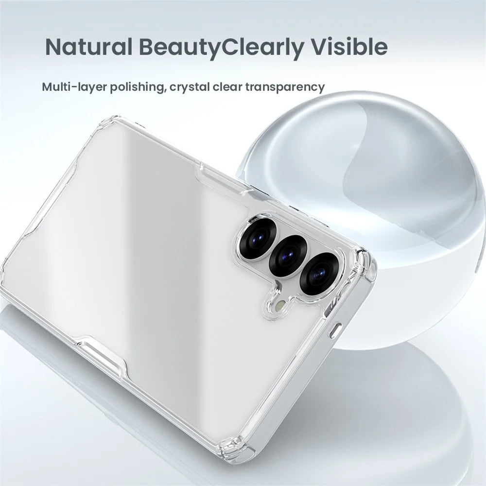 NILLKIN Pro Series for Samsung Galaxy S25 Case TPU PC Crystal Clear Phone Case - 6