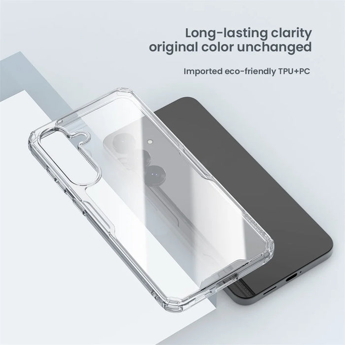 NILLKIN Pro Series for Samsung Galaxy S25 Case TPU PC Crystal Clear Phone Case - 7
