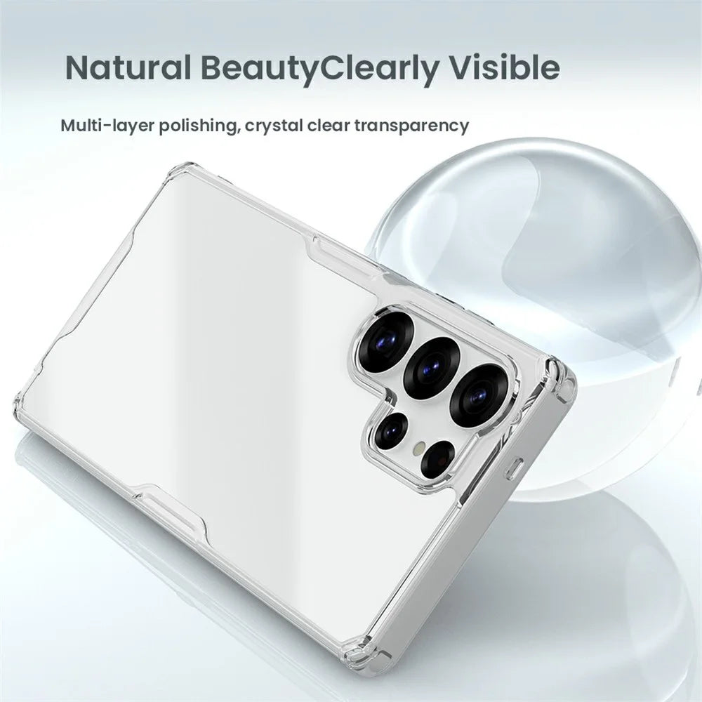 NILLKIN Pro Series for Samsung Galaxy S25 Ultra Case TPU PC Crystal Clear Phone Case - 7