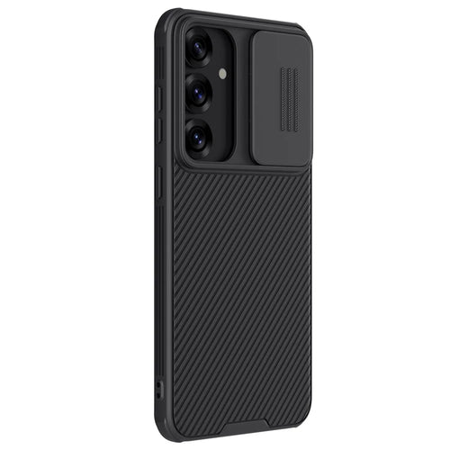 NILLKIN Camshield Pro Series for Samsung Galaxy S25 Case PC + TPU Slide Camera Lid Phone Cover - Black - 1