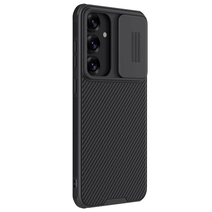 NILLKIN Camshield Pro Series for Samsung Galaxy S25 Case PC + TPU Slide Camera Lid Phone Cover - Black - 1