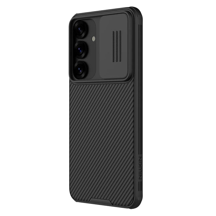 NILLKIN Camshield Pro Series for Samsung Galaxy S25 Case PC + TPU Slide Camera Lid Phone Cover - Black - 3
