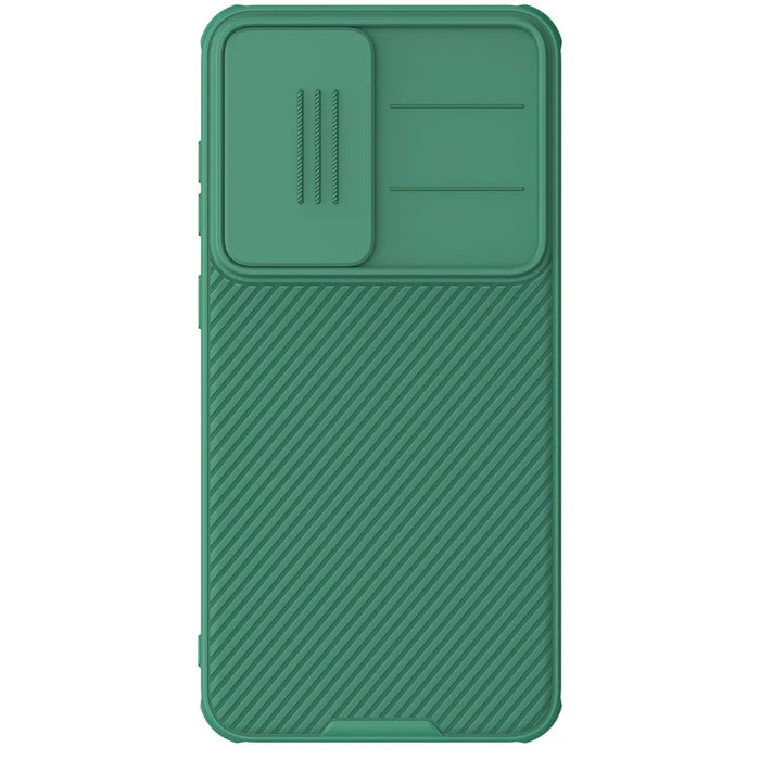 NILLKIN Camshield Pro Series for Samsung Galaxy S25+ Case PC + TPU Slide Camera Lid Phone Cover - Green - 2