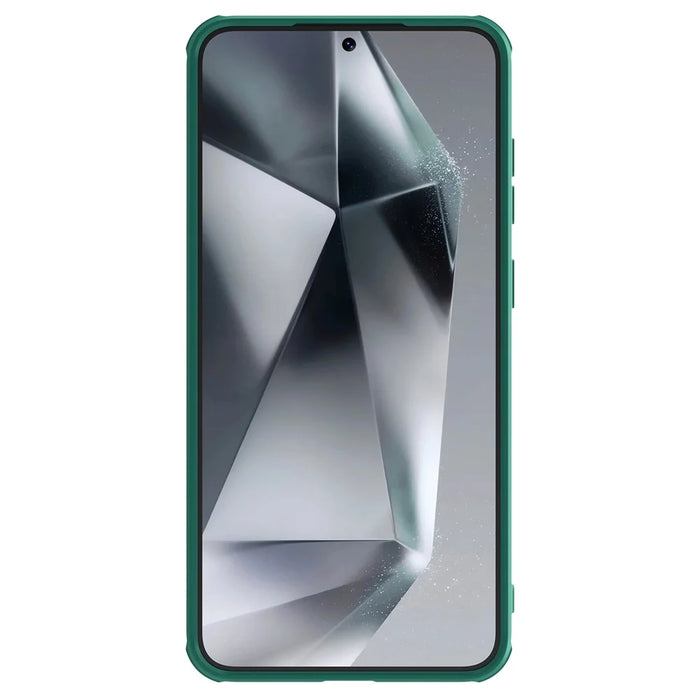 NILLKIN Camshield Pro Series for Samsung Galaxy S25+ Case PC + TPU Slide Camera Lid Phone Cover - Green - 5