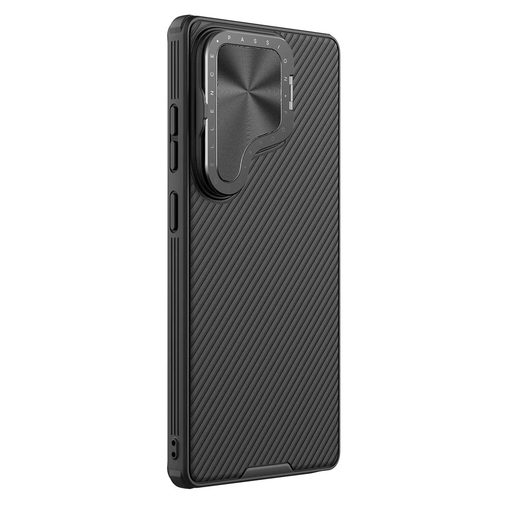 NILLKIN Camshield Prop Series for Samsung Galaxy S25 Ultra Case Slide Camera Protection PC + TPU Phone Cover - Black - 3