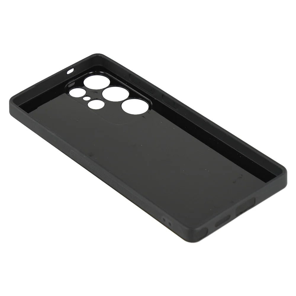 For Samsung Galaxy S25 Ultra Case Flexible TPU Carbon Fiber Texture Shockproof Phone Cover - 5