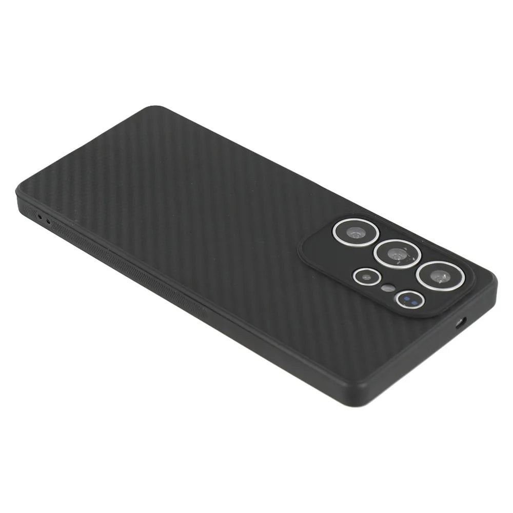 For Samsung Galaxy S25 Ultra Case Flexible TPU Carbon Fiber Texture Shockproof Phone Cover - 7