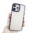 For iPhone 16 Pro Max Case Curved Frame PC + TPU Phone Cover Anti Drop Protection - Dark Purple - 1