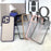 For iPhone 16 Pro Max Case Curved Frame PC + TPU Phone Cover Anti Drop Protection - Dark Purple - 4