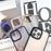 For iPhone 16 Pro Max Case Curved Frame PC + TPU Phone Cover Anti Drop Protection - Dark Purple - 7