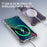 For iPhone 15 Pro Max Case Reinforced Corners TPU + Acrylic Clear Phone Back Cover - Transparent Black - 2
