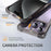 For iPhone 15 Pro Max Case Reinforced Corners TPU + Acrylic Clear Phone Back Cover - Transparent Black - 7