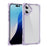 For iPhone 16 Case Reinforced Corners TPU + Acrylic Clear Phone Back Cover - Transparent Purple - 1