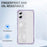 For iPhone 16 Case Reinforced Corners TPU + Acrylic Clear Phone Back Cover - Transparent Purple - 4