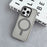 For iPhone 16 Pro Max Case Compatible with MagSafe TPU + Acrylic Phone Back Cover Diamond Texture - Grey - 1