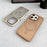 For iPhone 16 Pro Max Case Compatible with MagSafe TPU + Acrylic Phone Back Cover Diamond Texture - Grey - 3