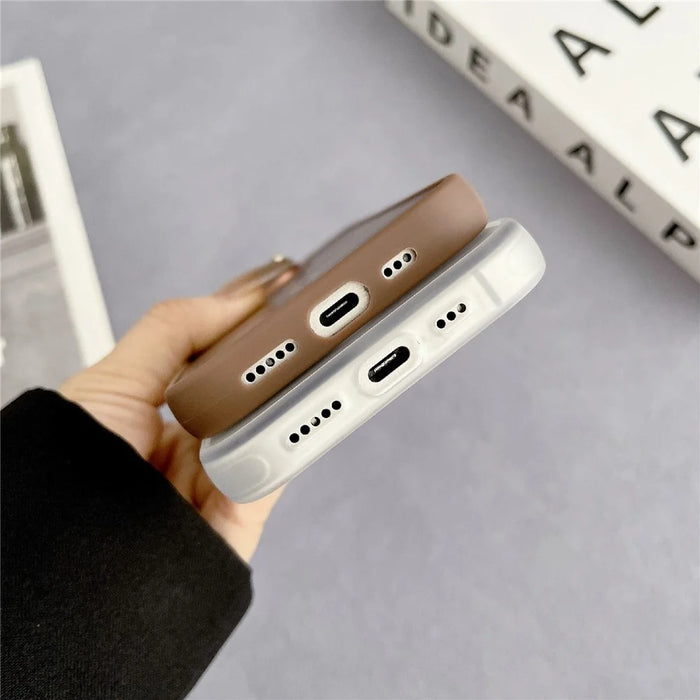 For iPhone 16 Pro Max Case Compatible with MagSafe TPU + Acrylic Phone Back Cover Diamond Texture - Grey - 6